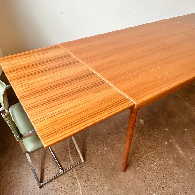 Brdr Furbo Danish Teak Extendable Dining Table For Sale In Buffalo - Image 6 of 12