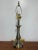 Vintage Stiffel solid brass table lamp with an elegant antique brass finish. Includes the original shade and finial....