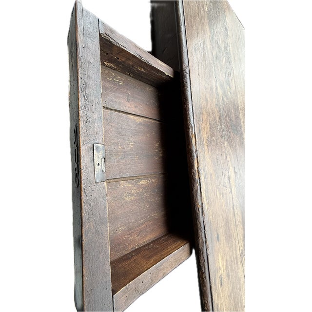 18th century French Louis XIV buffet crafted from beautifully aged solid walnut. This antique cabinet features classic...