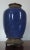 Antique 19th c. Chinese powder blue monochrome porcelain urn with French bronze mounts. Good condition - formerly used as...