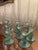 Glass 1960s Rare Set of 8 Villeroy & Boch Isabelle Green Wine Glasses For Sale - Image 7 of 11