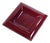 Italian Burgundy Glazed Ceramic Dish from Italica Ars, 1970s For Sale