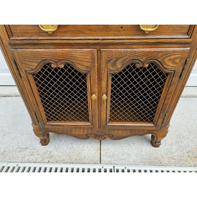French Baker Furniture Burlwood French Nightstand For Sale - Image 3 of 12