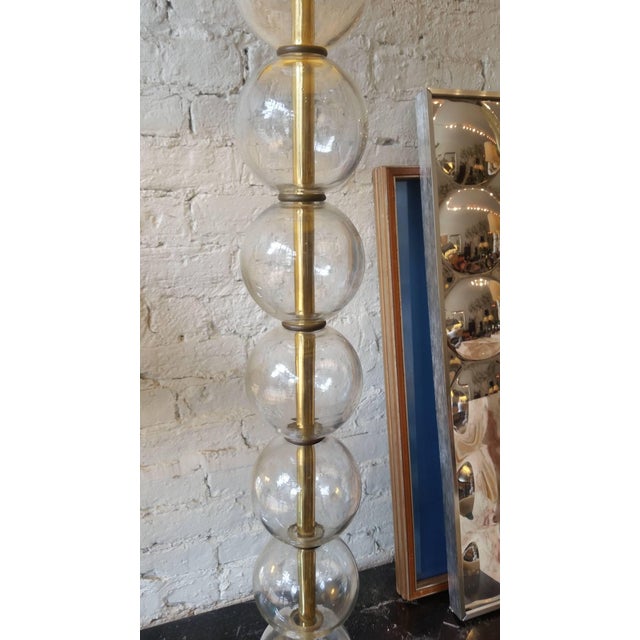 Blenko Stacked Glass Ball Floor Lamp Chairish