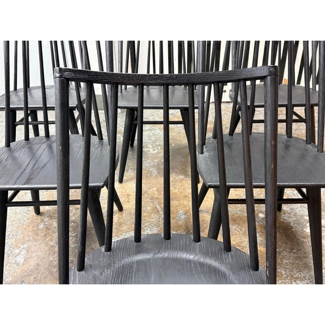 Four Hands Lewis Windsor Dining Chairs, Set of Four For Sale In San Francisco - Image 6 of 11