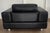 2010s American Leather Contemporary Black Leather Armchair For Sale - Image 5 of 7