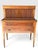 Traditional Federal Style Inlaid Mahogany Ladies Tambour Writing Desk & Secretary. For Sale - Image 3 of 12