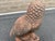 Brown English Owl Garden Ornament in Aged Terracotta For Sale - Image 8 of 18