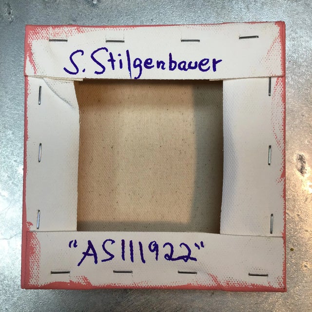 Contemporary “AS111922” Abstract Coastal View Acrylic Painting on Stretched Canvas by Stephen Stilgenbauer For Sale - Image 3 of 4