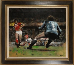 John Dobbs, Shot on Goal, Sporting Scene, 1981