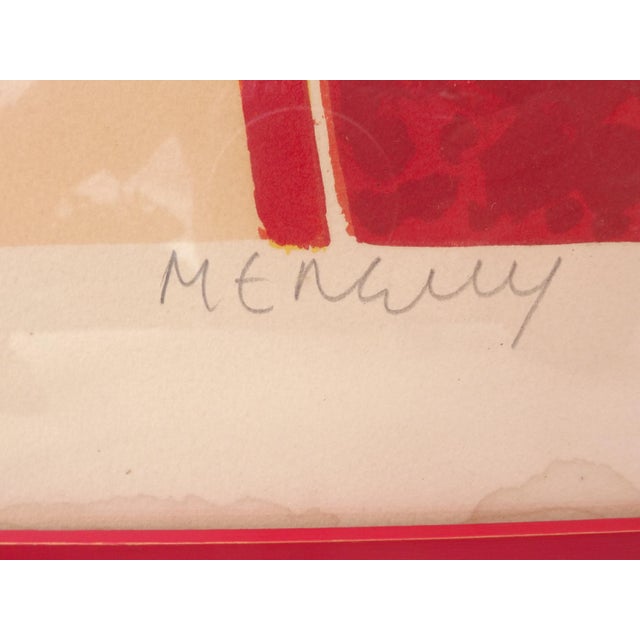 Menguy Frédéric, Lithograph Composition, 1970, Lithograph For Sale - Image 10 of 11