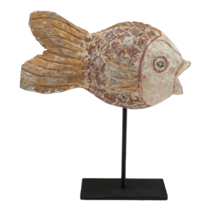 Early 20th Century Chinese Polychrome Lucky Fish