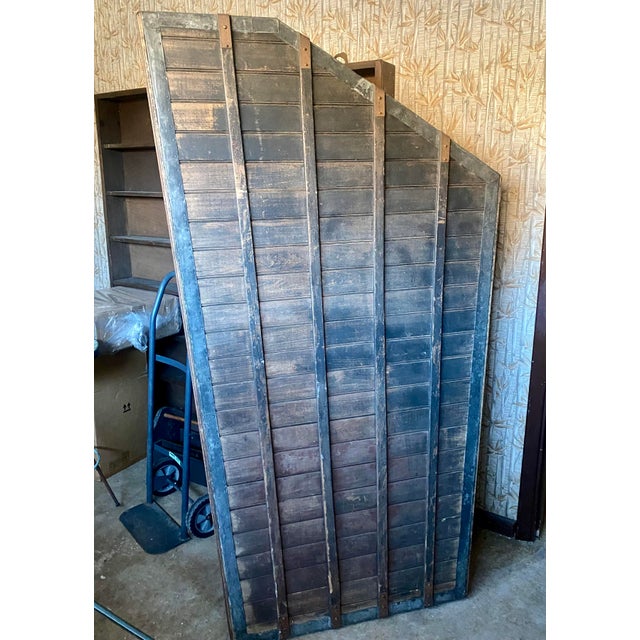 Antique Harp Case Trunk "American Harp Works" "Guy Stone Theater" For Sale - Image 11 of 11