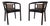 Edward Wormley for Dunbar Mahogany and Cane Dining or Side Chairs For Sale
