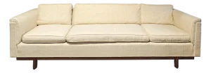 Frank Lloyd Wright Taliesin Sofa, Mahogany, Mid-Century Modern, 1955