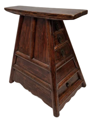 19th C. Chinese Qing Style Chinese Barber Stool/Bench