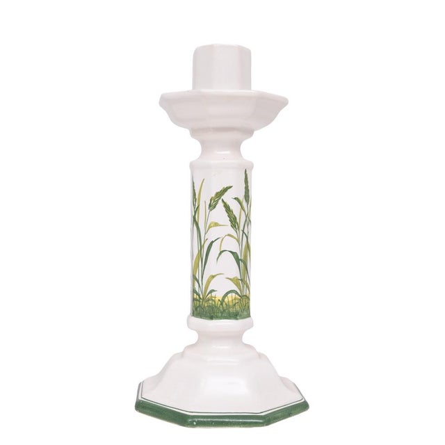 1970s Ceramics Candlesticks and Jardiniere by Bassano, Italy, 1970s, Set of 3 For Sale - Image 5 of 14