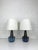 Mid-Century Modern Model 1051 Ceramic Table Lamps by Einar Johansen for Søholm, Denmark, 1960s, Set of 2 For Sale - Image 3 of 15
