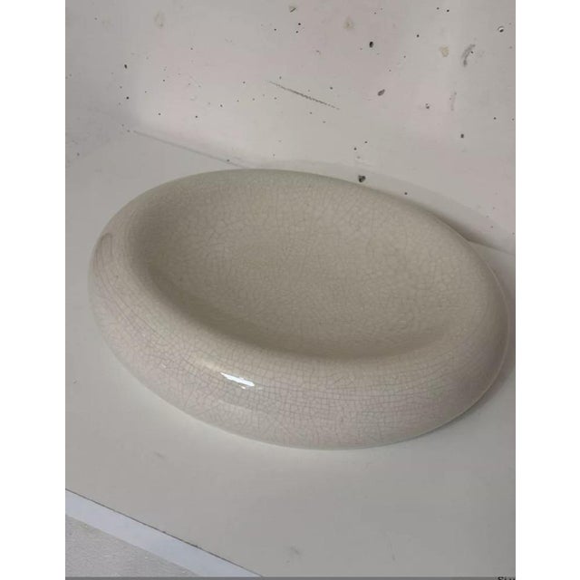 Cracked Ceramic Tray or Trinket Dish, 1980 For Sale - Image 4 of 8