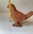 Red Sculptural Mexican Aztec Terracotta Parrot Vase, 1970s For Sale - Image 8 of 11
