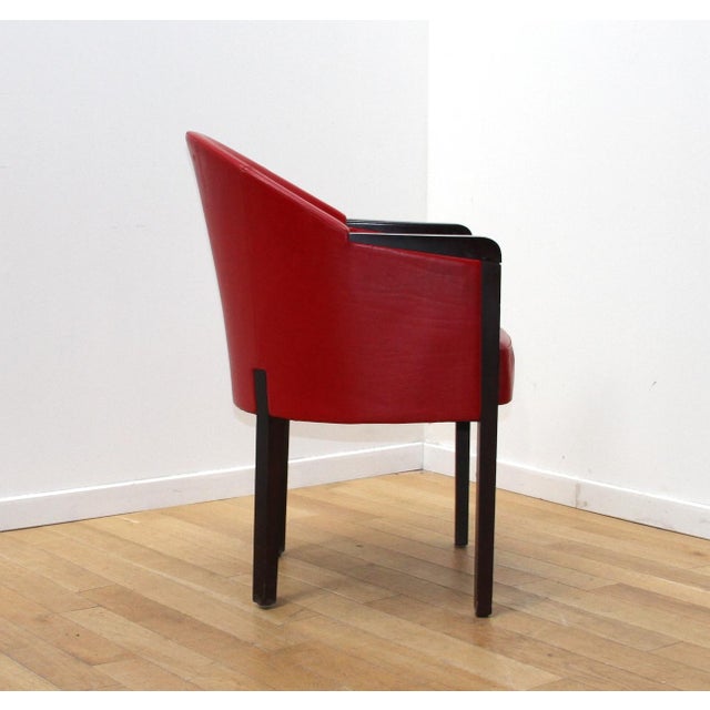 Diamond Armchairs from Poltrona Frau, Set of 10 For Sale - Image 9 of 11