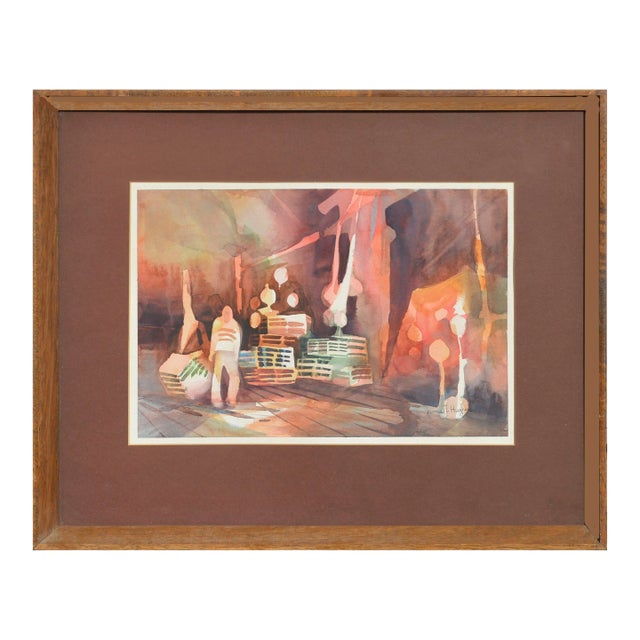 Monterey Bay Crab Fisherman by James Tazewell Hughins For Sale