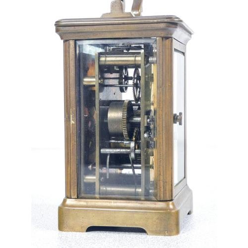 Brown French Pendulette Office Table Clock For Sale - Image 8 of 18