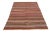 Handwoven vintage striped kilim rug from Denizli region of Turkey. Approximatelly 45-55 years old. In very good condition.