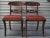 Pair Regency Style Parlor Chairs Red Upholstery Sturdy yet comfy chairs with a bold red velvet on the cushions. Make a...