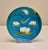 Art Nouveau Vintage German Majolica Water Lily Plates, Attributed to Zell / Georg Schmider, No. 2474, Set of 9 For Sale - Image 3 of 6