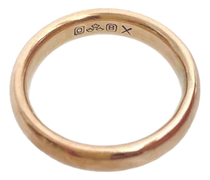 Antique European Hallmarked 14k Gold Band Size 7.25