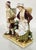 Antique German Hand Painted Volkstedt Porcelain Grouping Man & Woman For Sale - Image 4 of 13