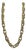 Late 20th Century Sofia Large Oval Link Chain Necklace 24k Gold Plated Round For Sale