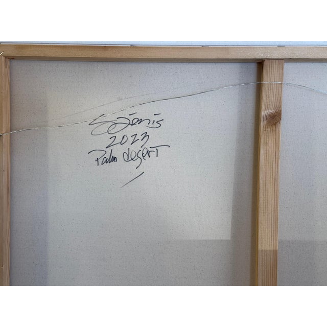 Abstract Noted Desert Artist Gary Janis 2023 Abstract For Sale - Image 3 of 11