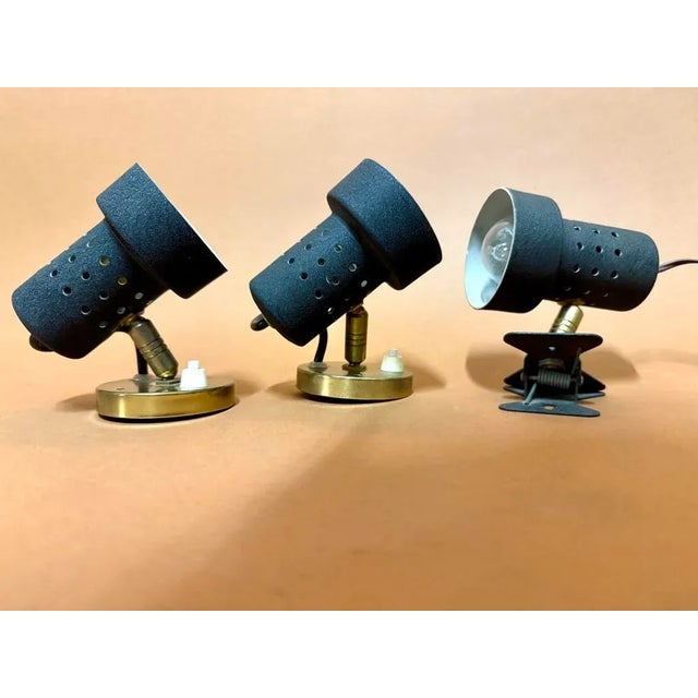 Aluminor House Wall Lamps, 1950, Set of 3, in Very Good conditions. Designed 1950 to 1959 I have official proof of...