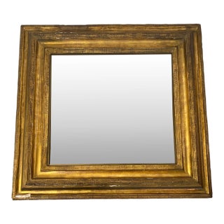 Antique Ornate Gold Gilt Wall Mirror For Sale