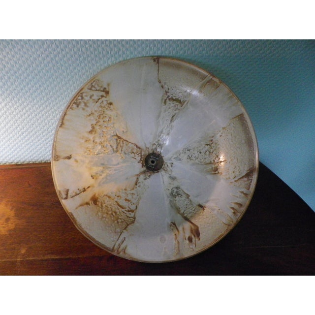 Pendant Light with Chains and Bowl-Shaped Lampshade, 1960s For Sale - Image 13 of 16