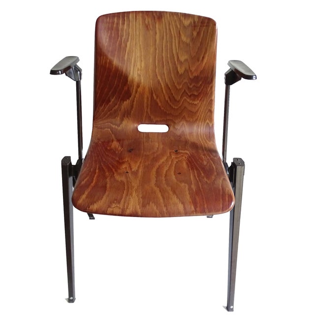 Vintage Plywood Armchairs from Galvanitas, Set of 6 For Sale - Image 14 of 18