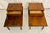 1960s Pair of MCM Stanley Furniture Walnut 2-Tier Stepped Nightstands Side Tables For Sale In Los Angeles - Image 6 of 18