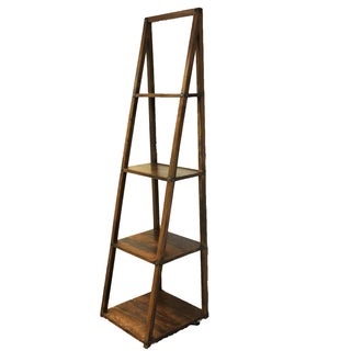 Mid-Century Modern "A" Frame Bookshelf For Sale
