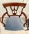 Set of 6 Neoclassical Dining Chairs With Carved Swag Backs, Blue Velvet Upholstery For Sale - Image 12 of 18