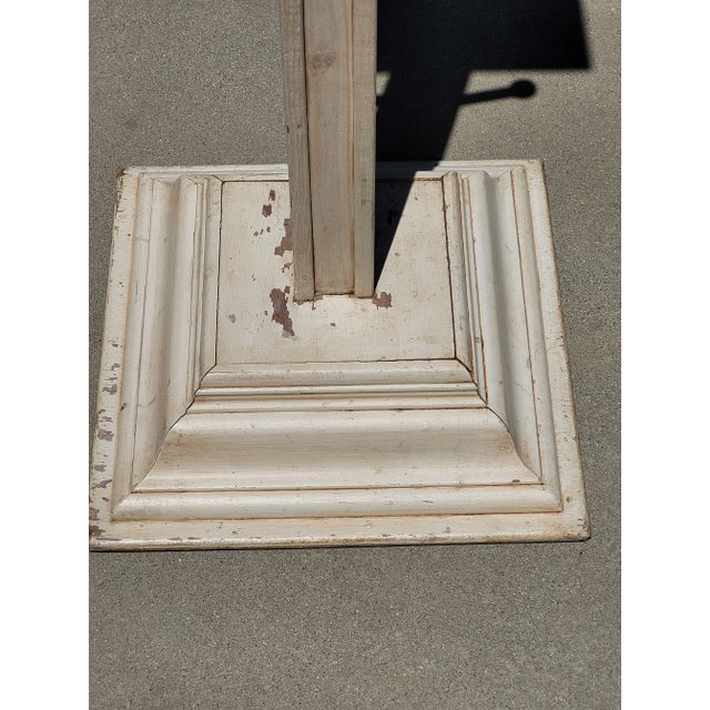 Wood Folk Art Farm Barn House Coat Rack For Sale - Image 7 of 9