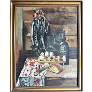 Annot Jacobi, Still Life, Around 1920, German/US Painter of the Berlin Secession, Oil on Canvas For Sale