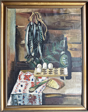 Annot Jacobi, Still Life, Around 1920, German/US Painter of the Berlin Secession, Oil on Canvas