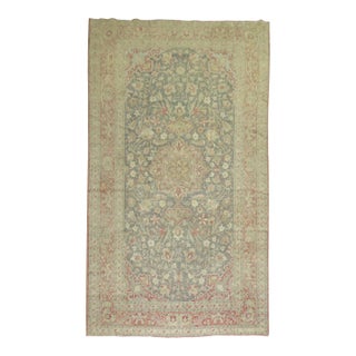 Earth Tone Room Size Vintage Turkish Rug - 6'7" x 11'1" For Sale