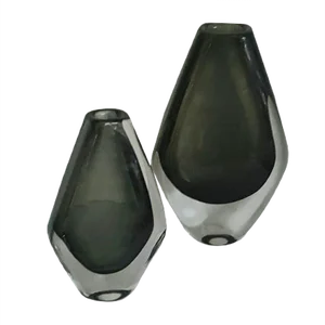 Vases by Nils Landberg for Orrefors, 1950s, Set of 2