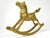 Adorable solid brass rocking horse figurine in great vintage condition. It is a prefect piece to add to your brass...