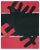 After Giuseppe Capogrossi, Surface Rouge et Noire, 1957, Stencil & Gouache For Sale