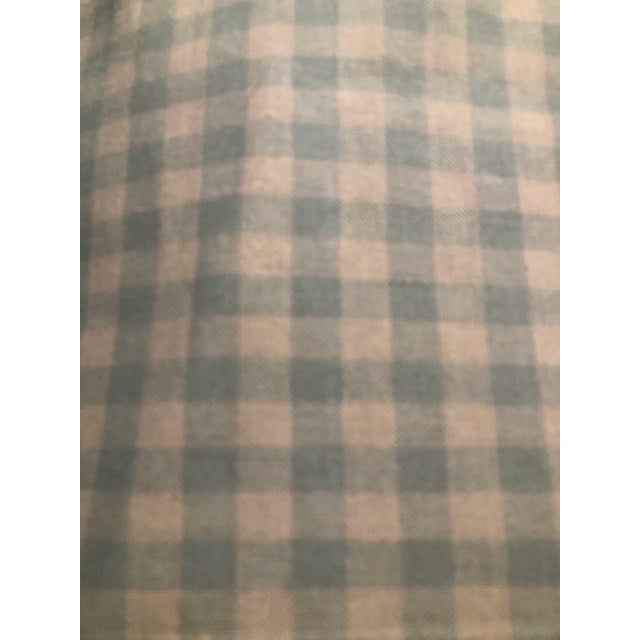 19th Century French 4 Panel Screen With Durenberger Check For Sale In San Diego - Image 6 of 6