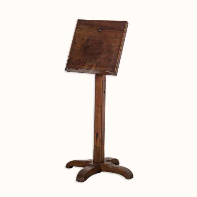 Brown Antique Reading Stand, 1890s For Sale - Image 8 of 8